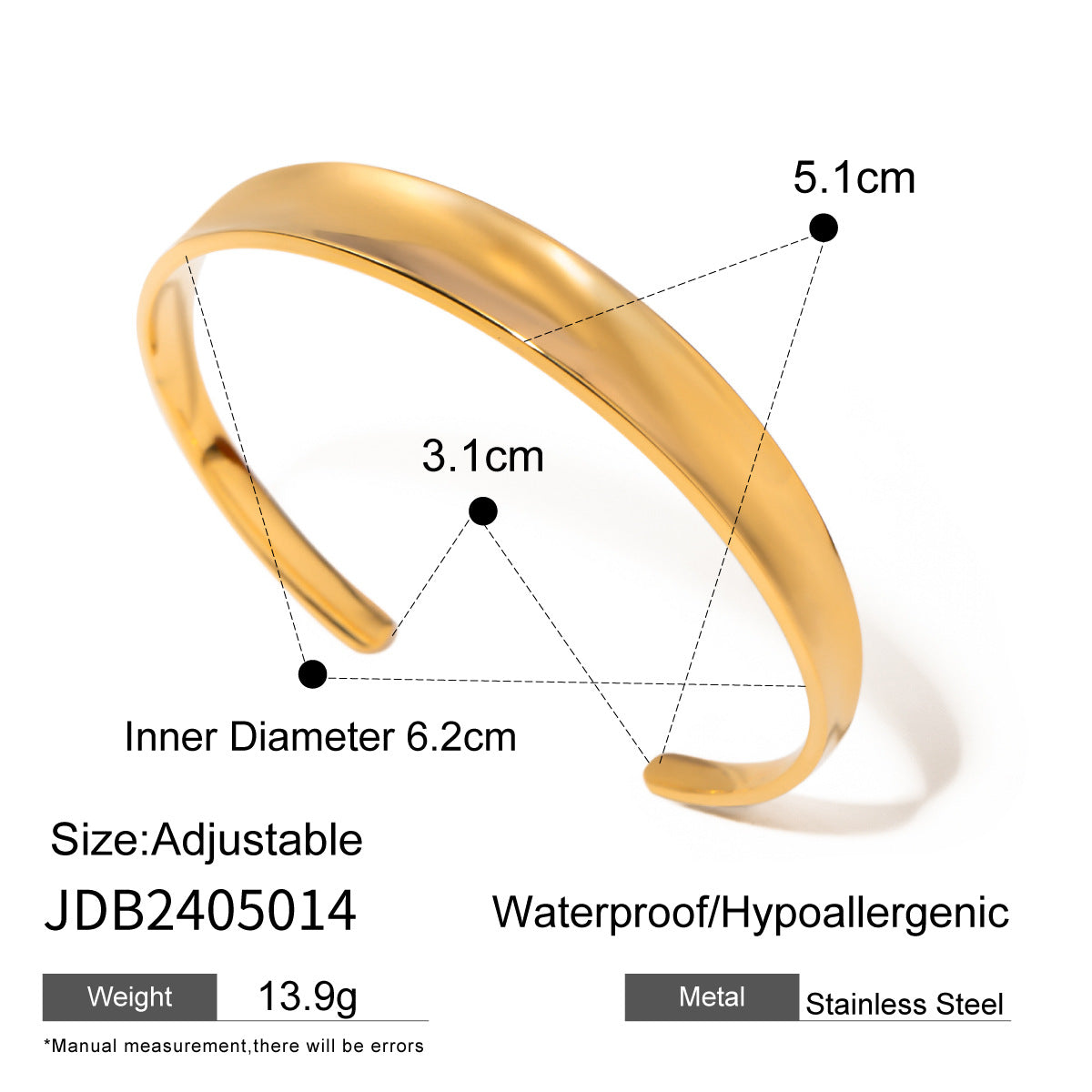 Stylish And Minimalist Stainless Steel Bracelet