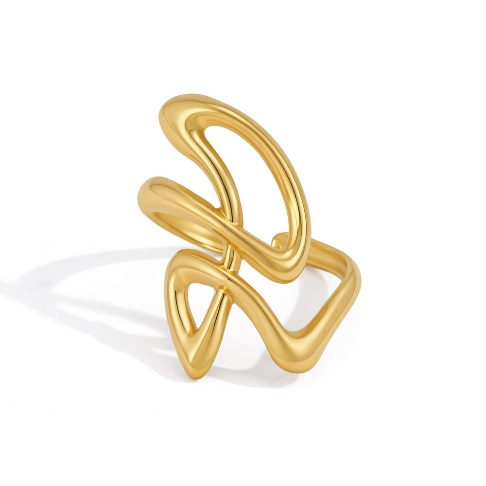 Adjustable Wave Ring