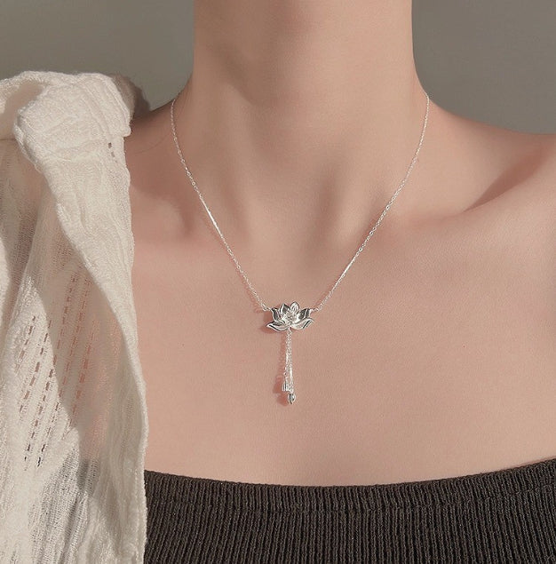 S999 Sterling Silver Earrings And Necklace