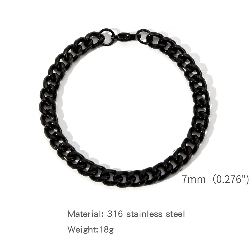 A Stylish Versatile Round-brushed Minimalist Bracelet