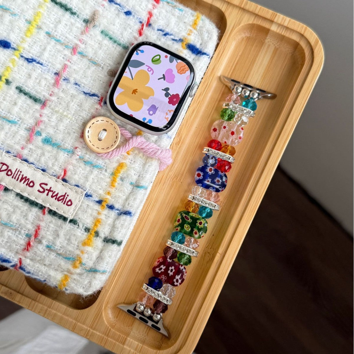Colorful Candy Elastic Watch Strap Suitable For