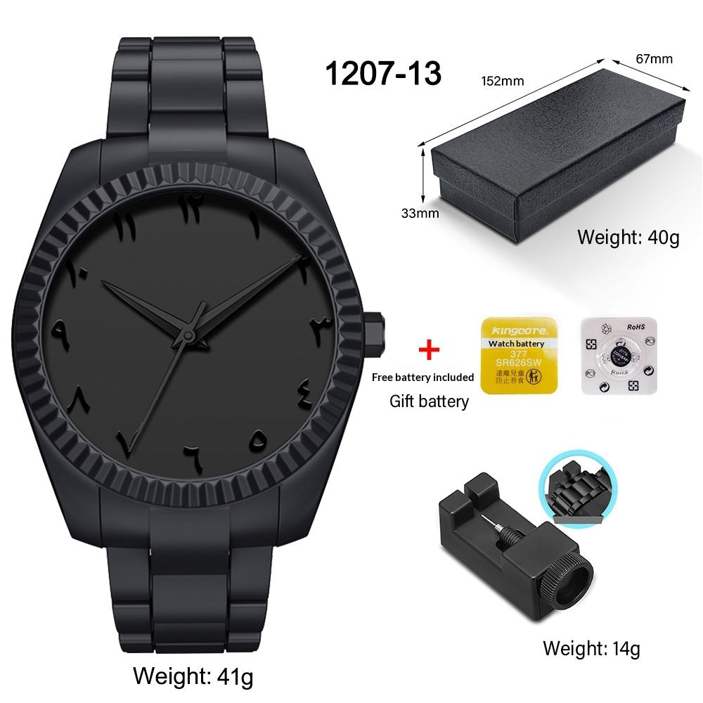 New Mens Watch Stylish Business-oriented Design With A Large Dial