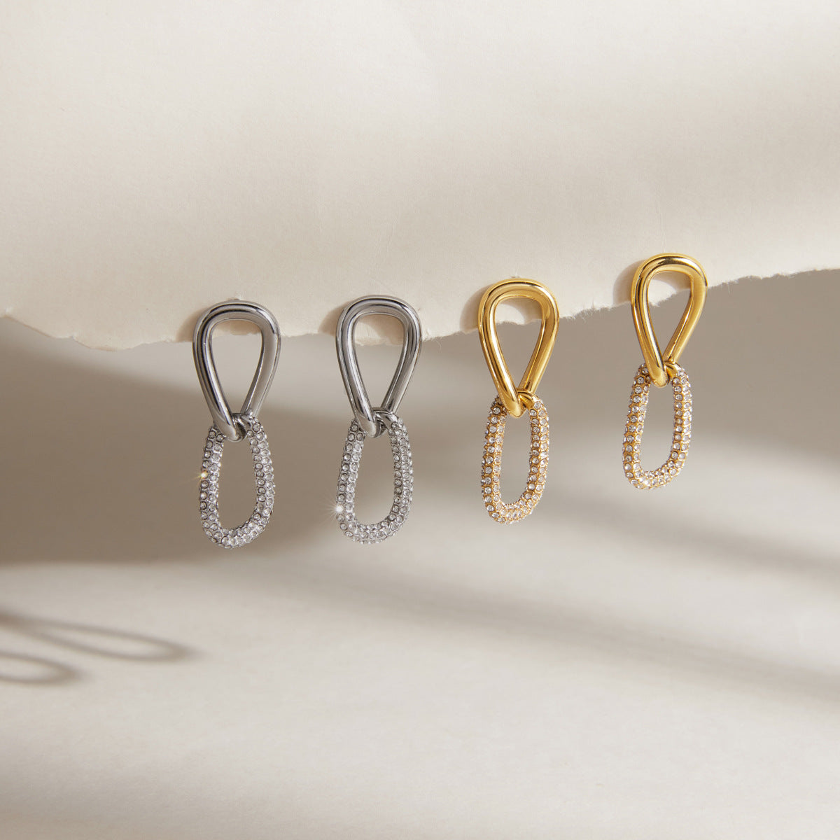 Infinity Link Earrings Collection