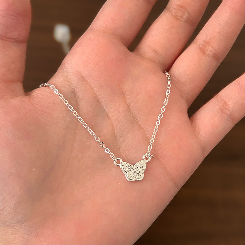 S925 Sterling Silver Pearl Necklace For Women, Niche Design, Light Luxury, Stylish And Versatile, High-End Clavicle Chain Accessory, Trendy