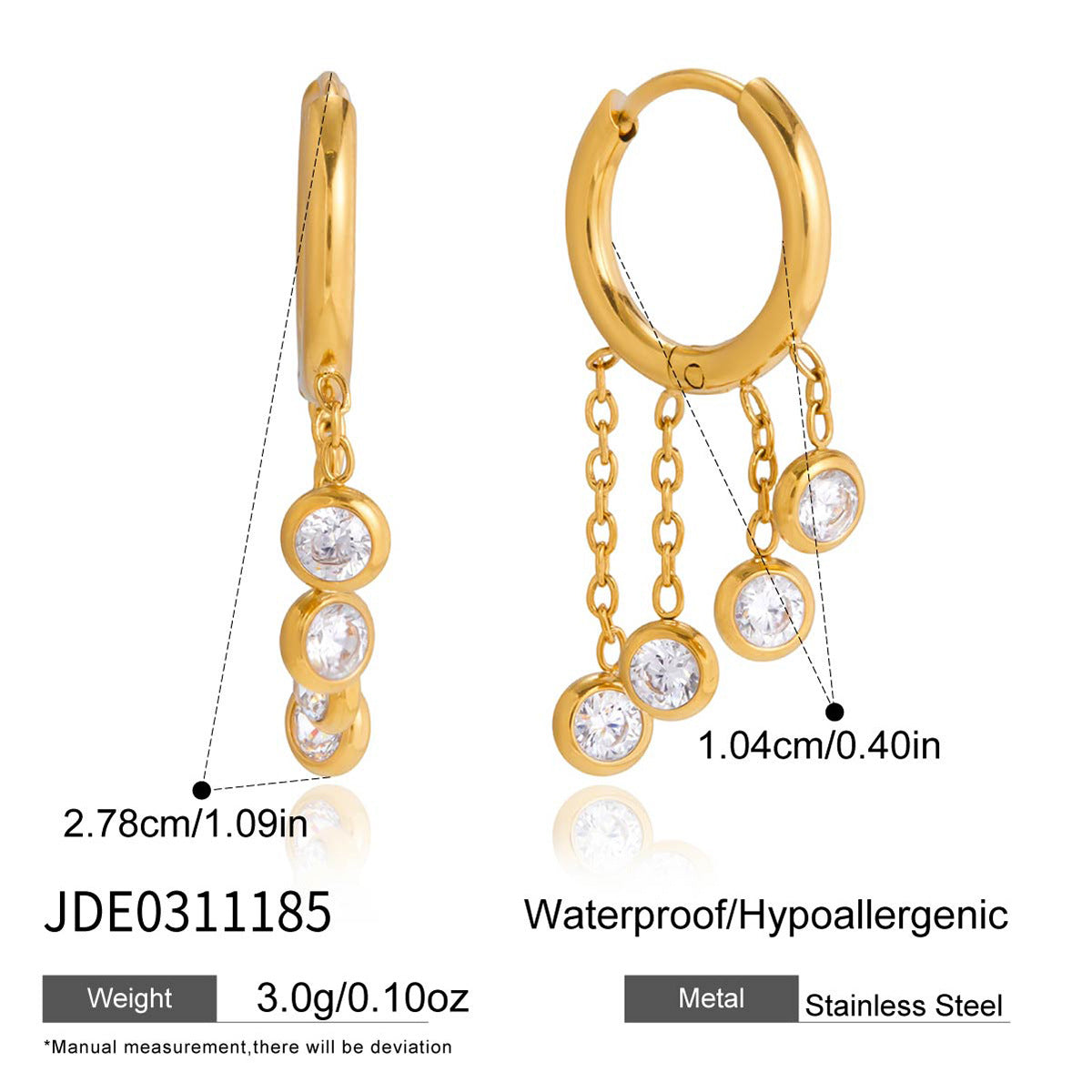 Chain Tassel Earrings Assortment