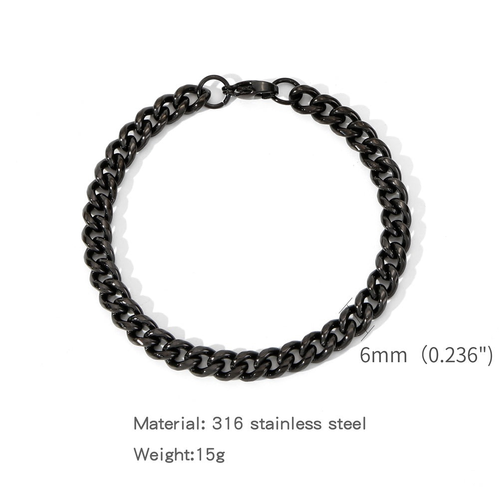 A Stylish Versatile Round-brushed Minimalist Bracelet