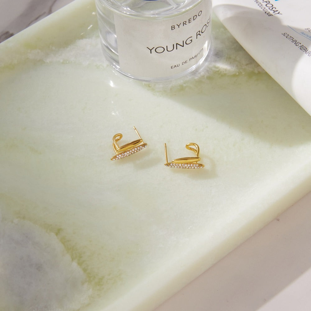 Zircon Stud Earrings