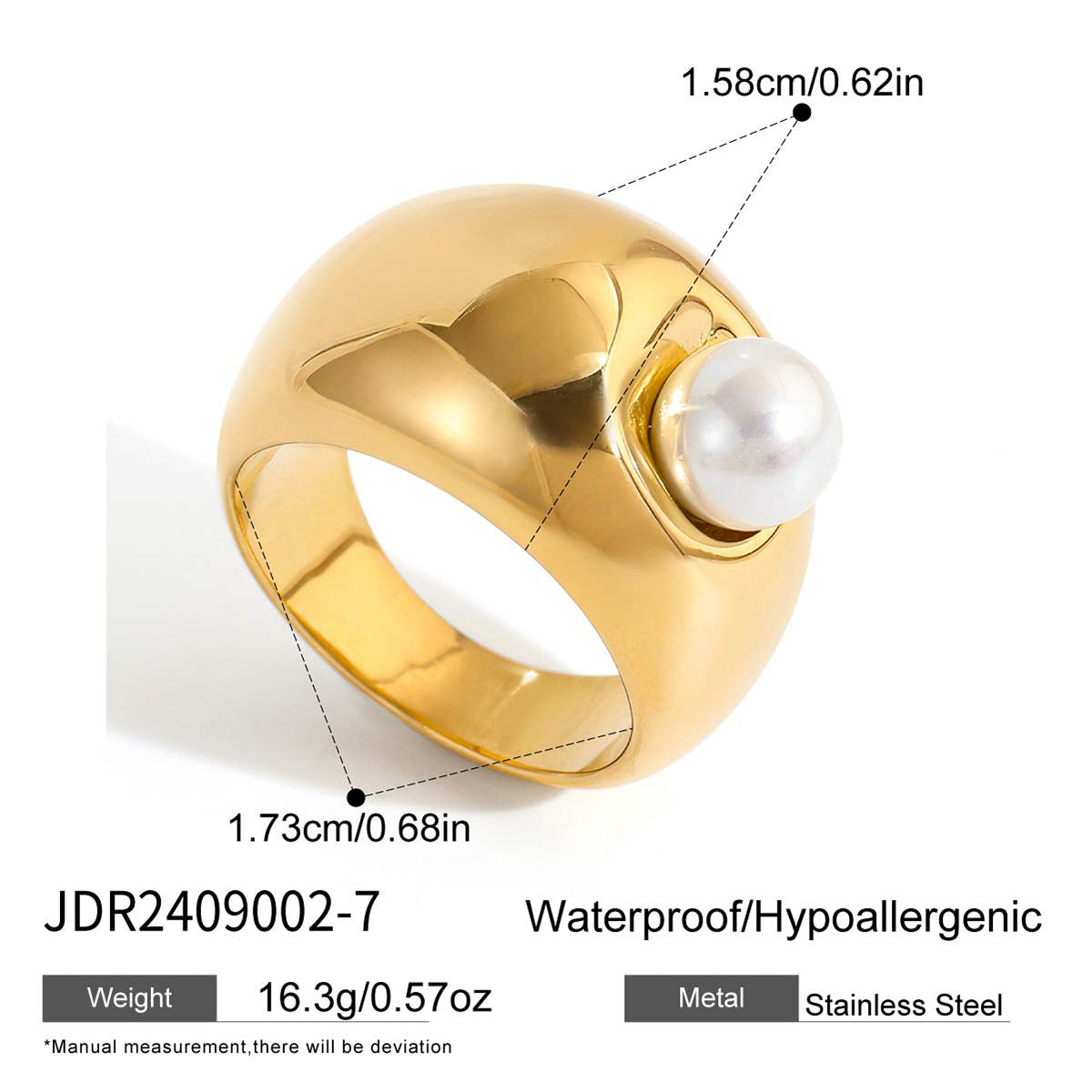 Pearl Statement Ring Collection