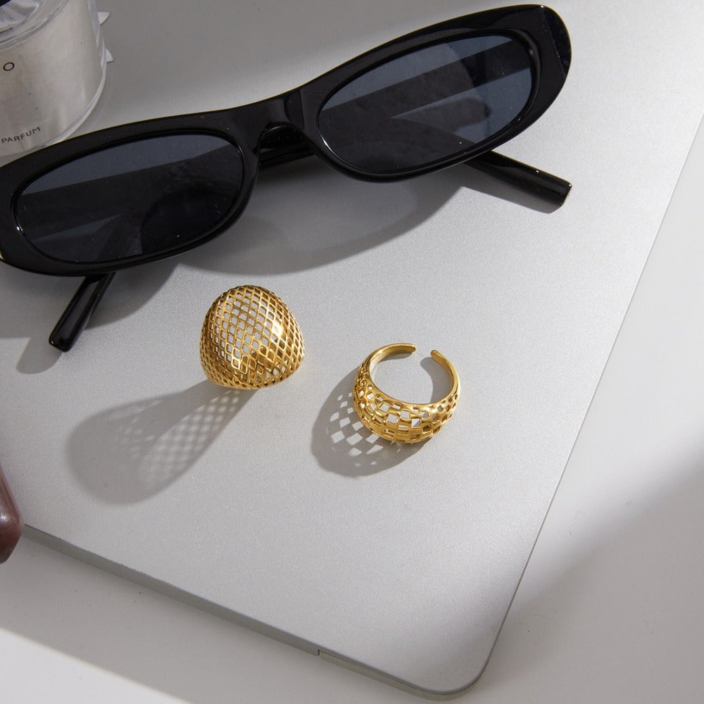 Openwork Dome Ring Collection
