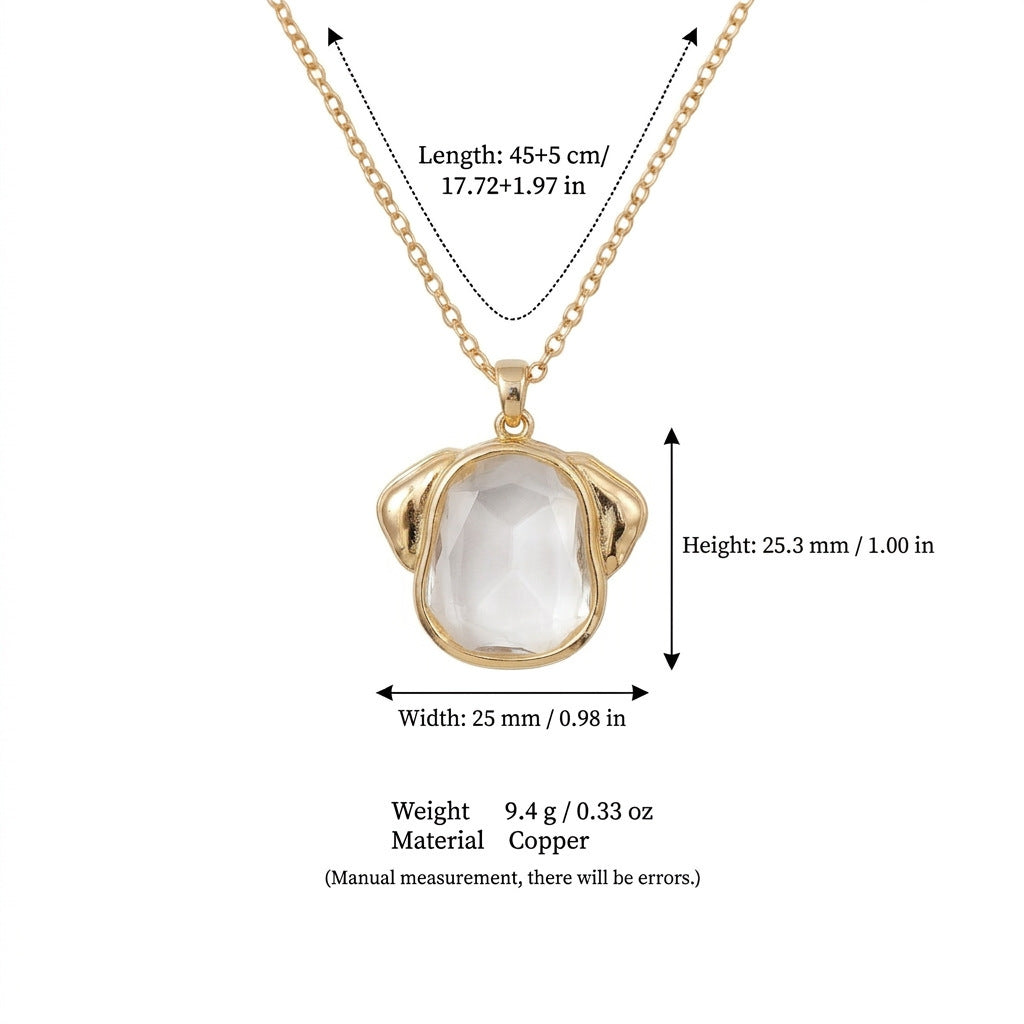 Fox Glass Locket Necklace Collection