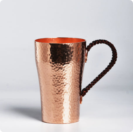 Handmade Copper Water Cup Thick Red Copper Cup Brass Cup Beer Copper Cup Personalized Copper