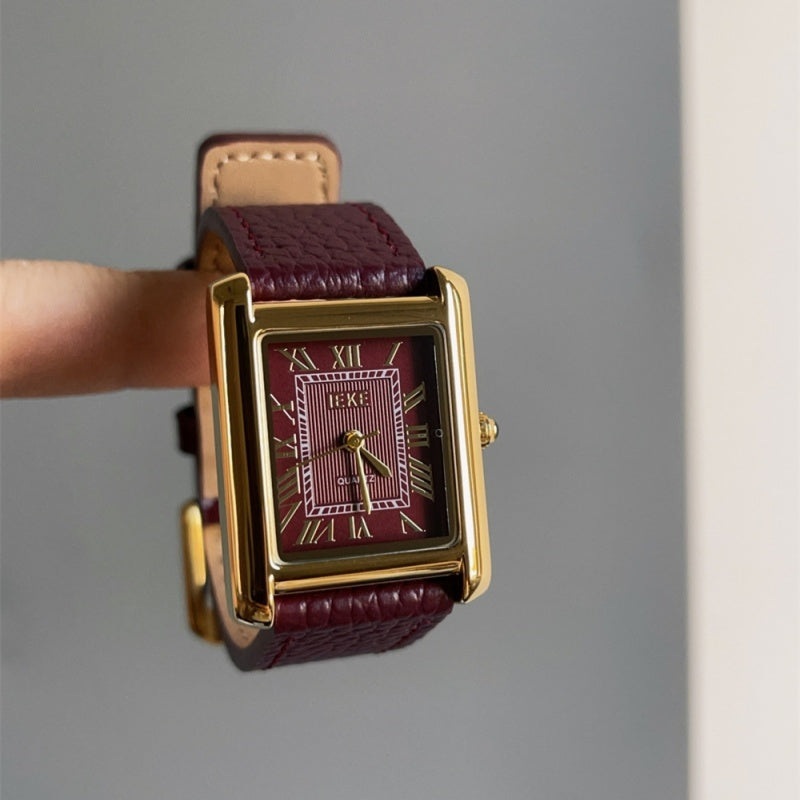 Best-selling Ankla Red New Year Watch For Women Vintage Style