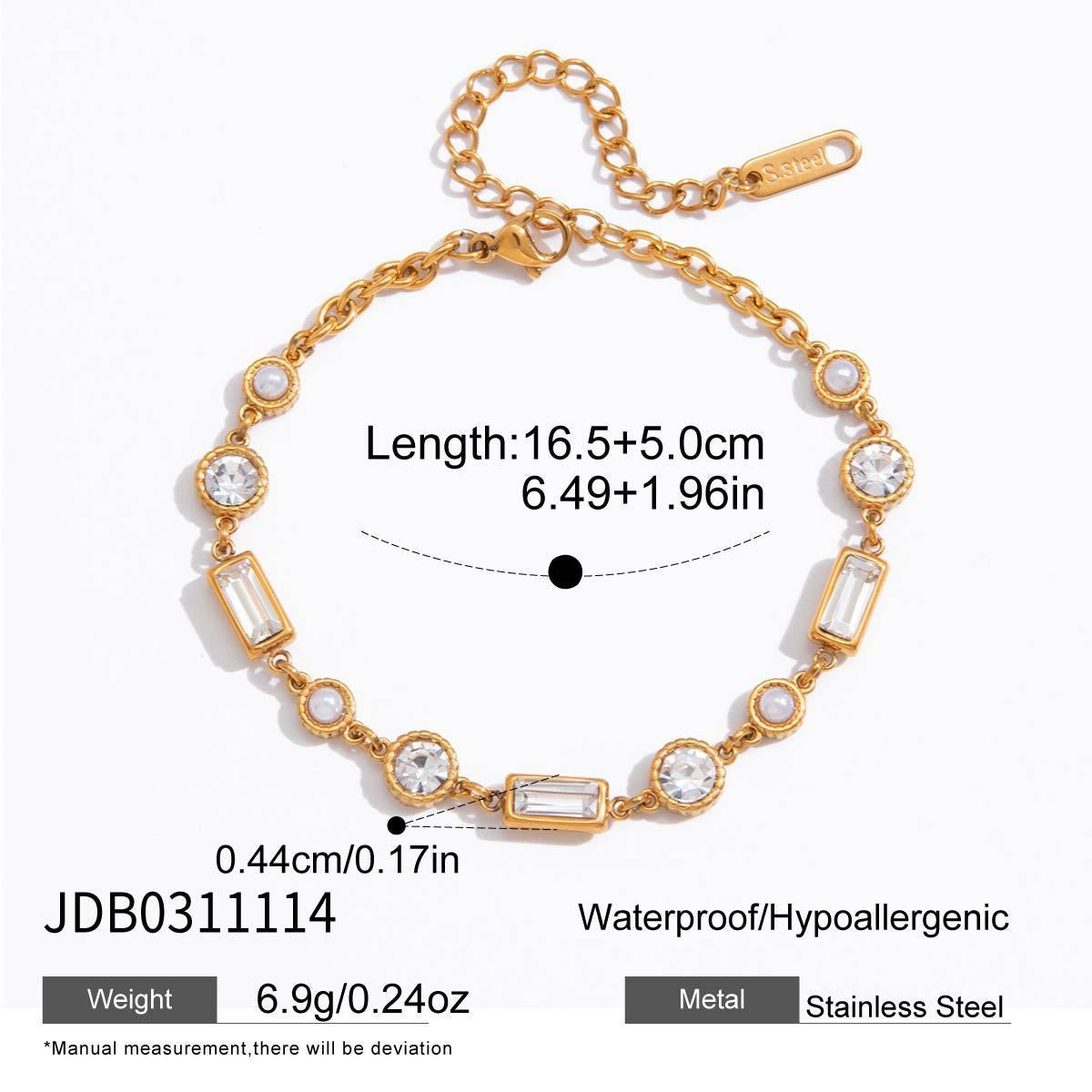 Crystal Layered Bracelet Collection