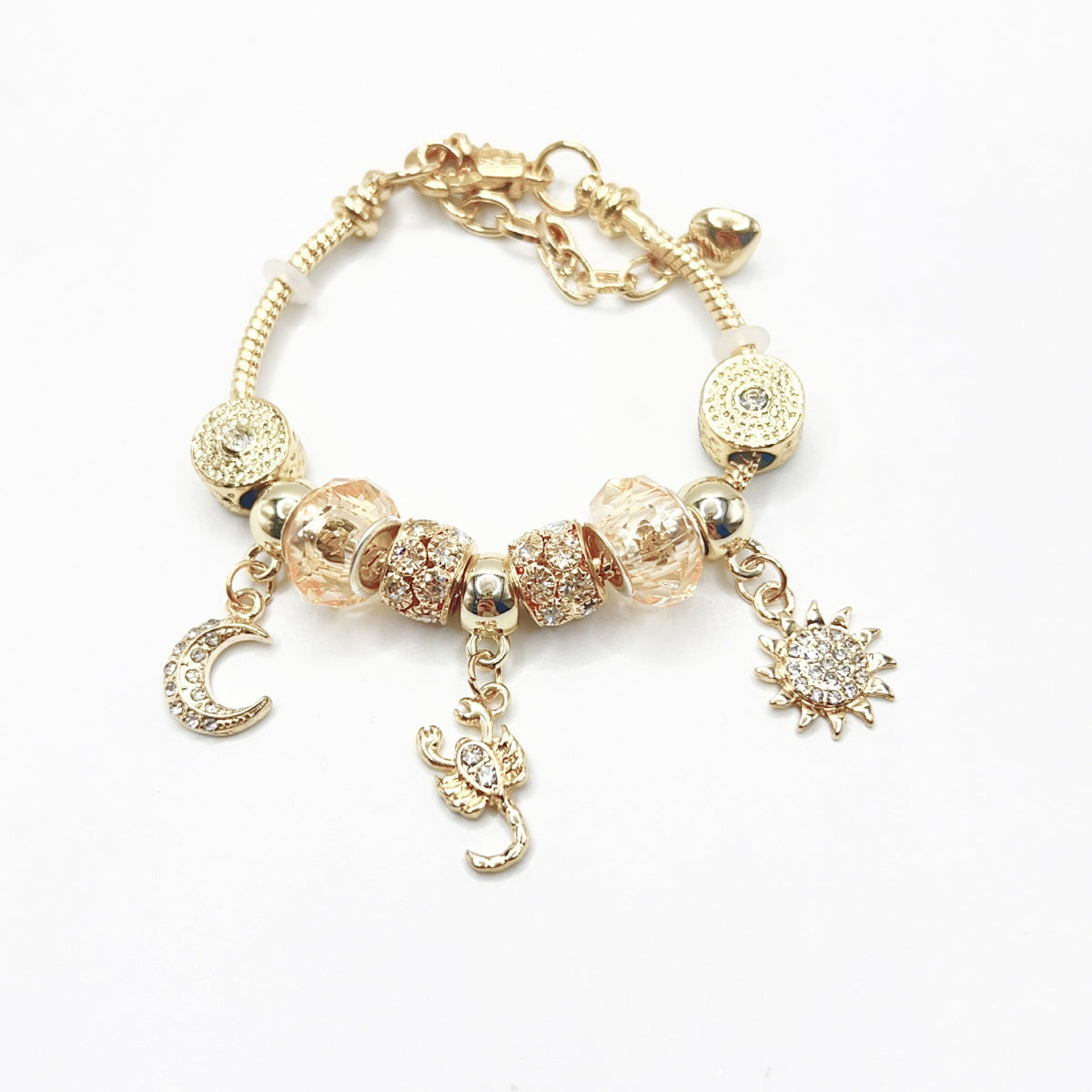 Golden Twelve Zodiac Sign Bracelet