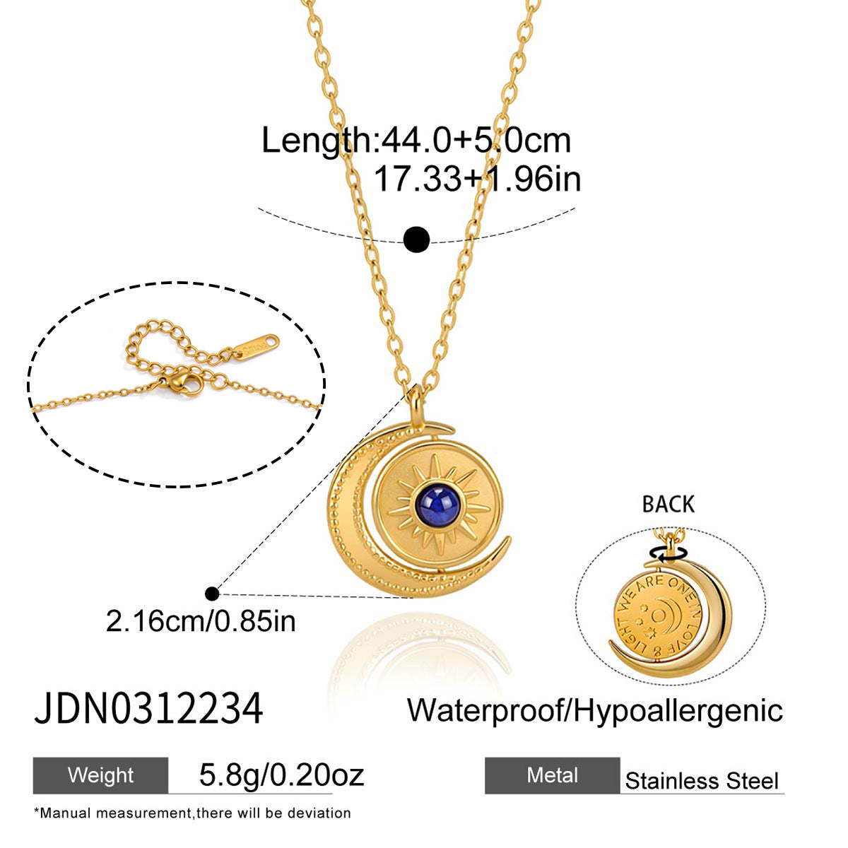 Lapis Pendant Necklace