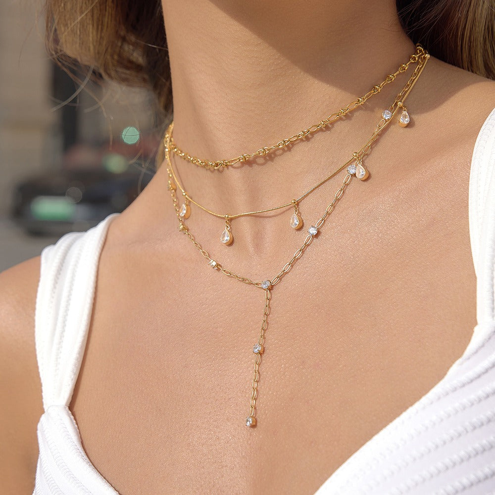 Zircon Y Necklace Collection