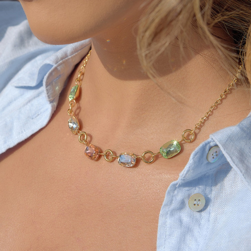 Rainbow Zircon Necklace