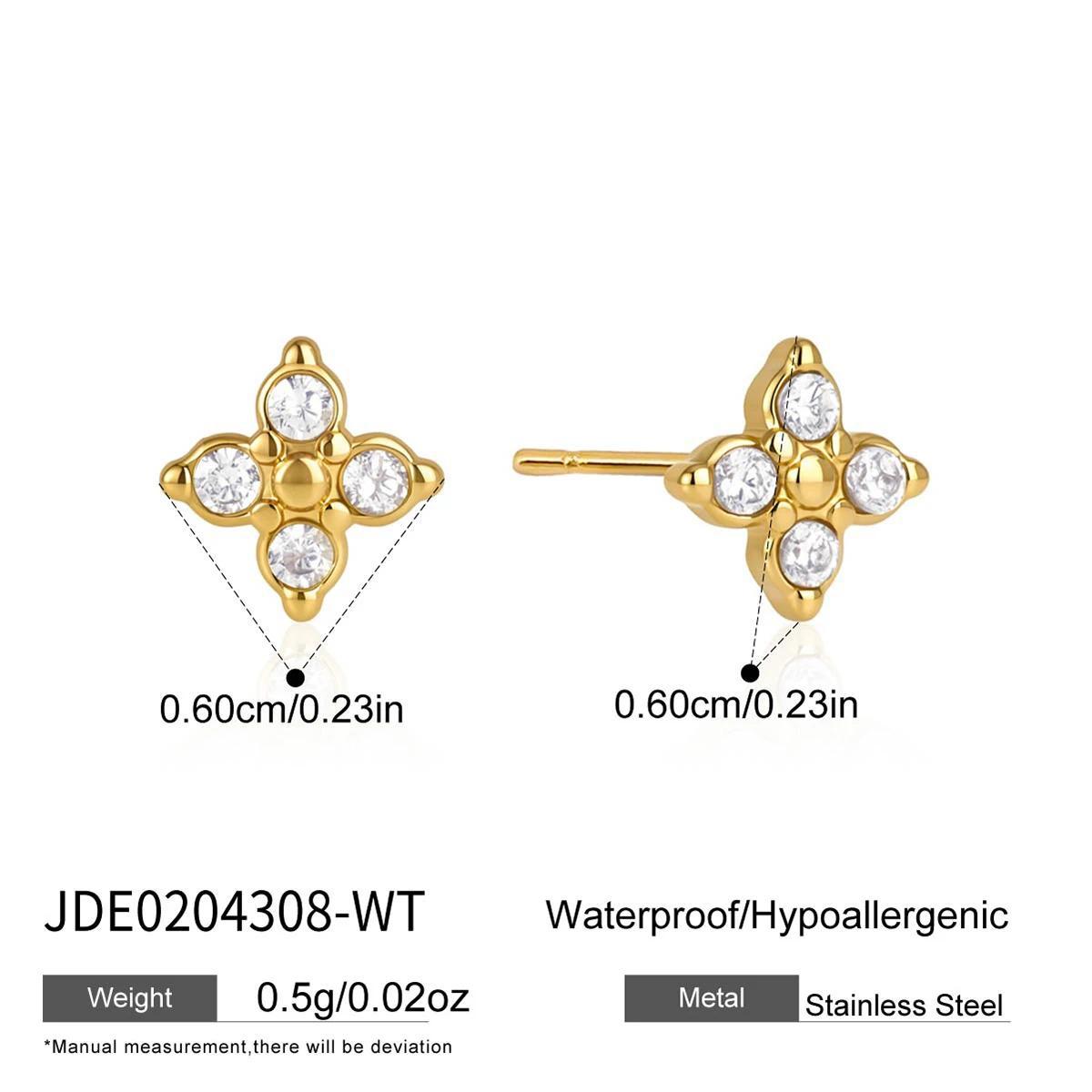 Zircon Necklace and Earring Set Collection