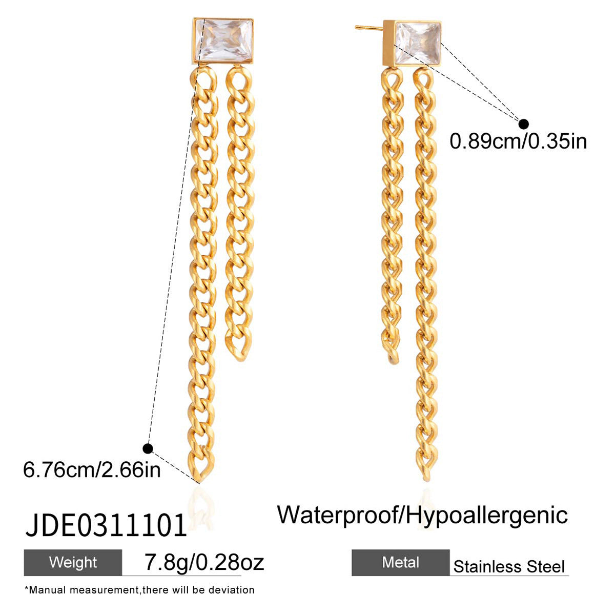 Pearl and Chain Tassel Earrings Collection