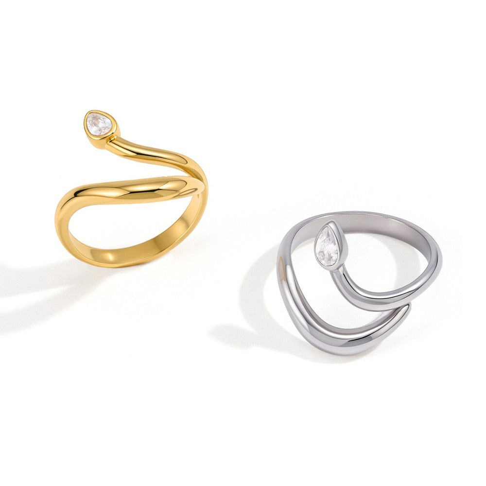Two Tone Wrap Ring Collection