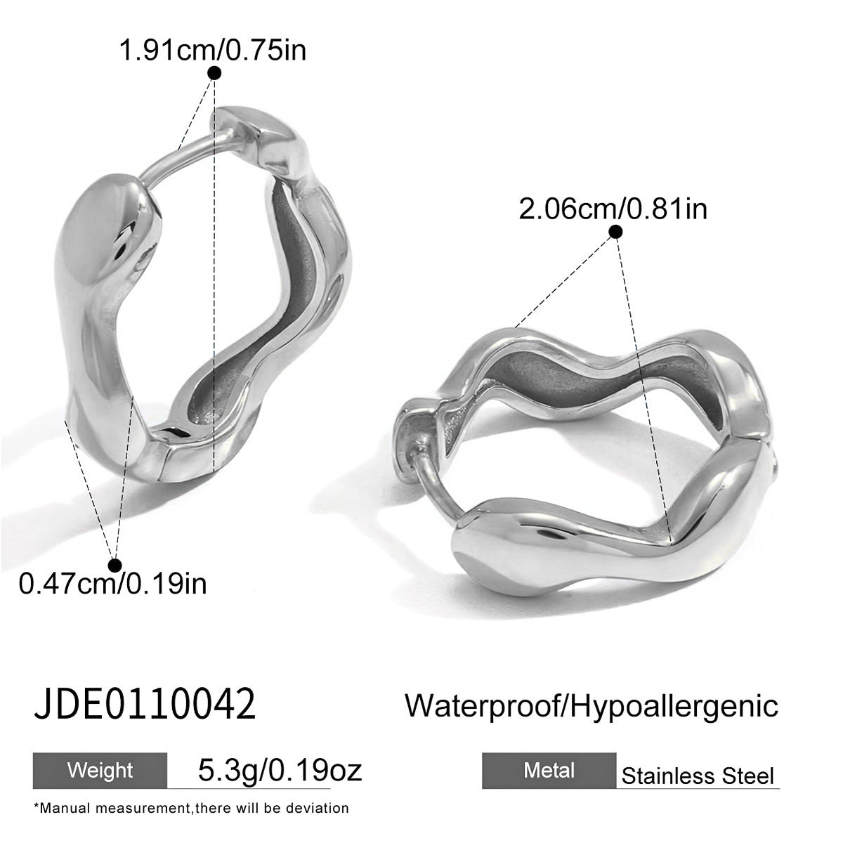 Green Zircon Hoop Earrings Collection