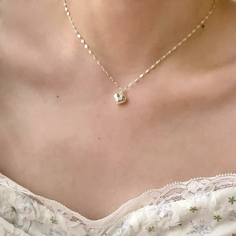 S925 Sterling Silver Pearl Necklace For Women, Niche Design, Light Luxury, Stylish And Versatile, High-End Clavicle Chain Accessory, Trendy