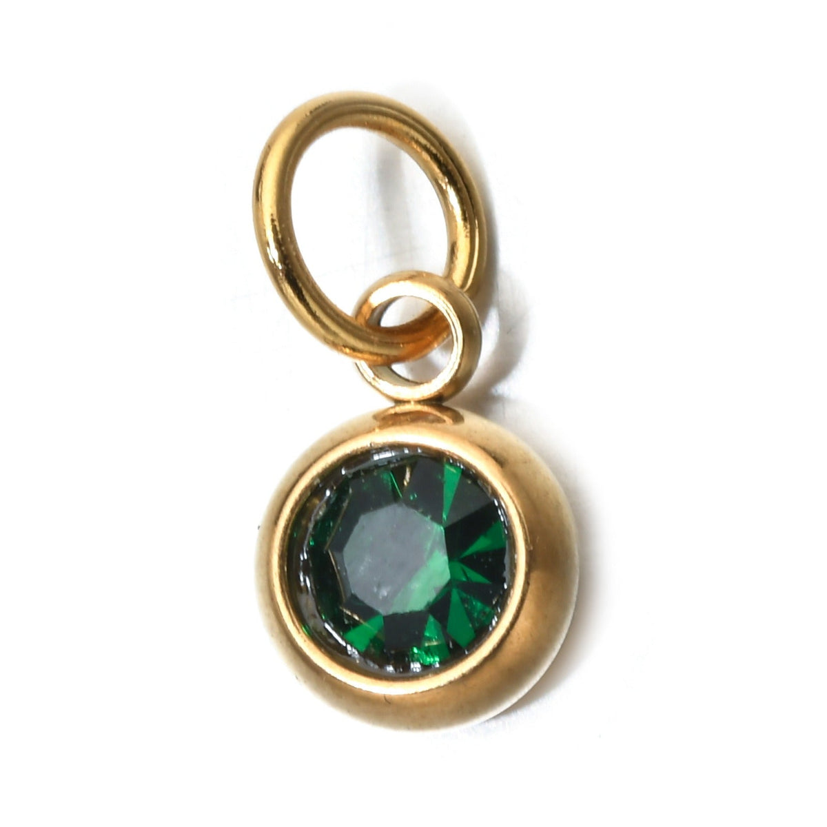 18K gold birthstone with 26 letters design light luxury noble necklace