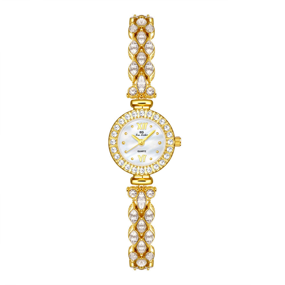 Baita Starry Horse Eye Zircon Light Luxury Exquisite Mermaid Watch