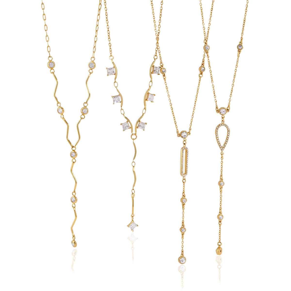Long Drop Pendant Necklace Collection