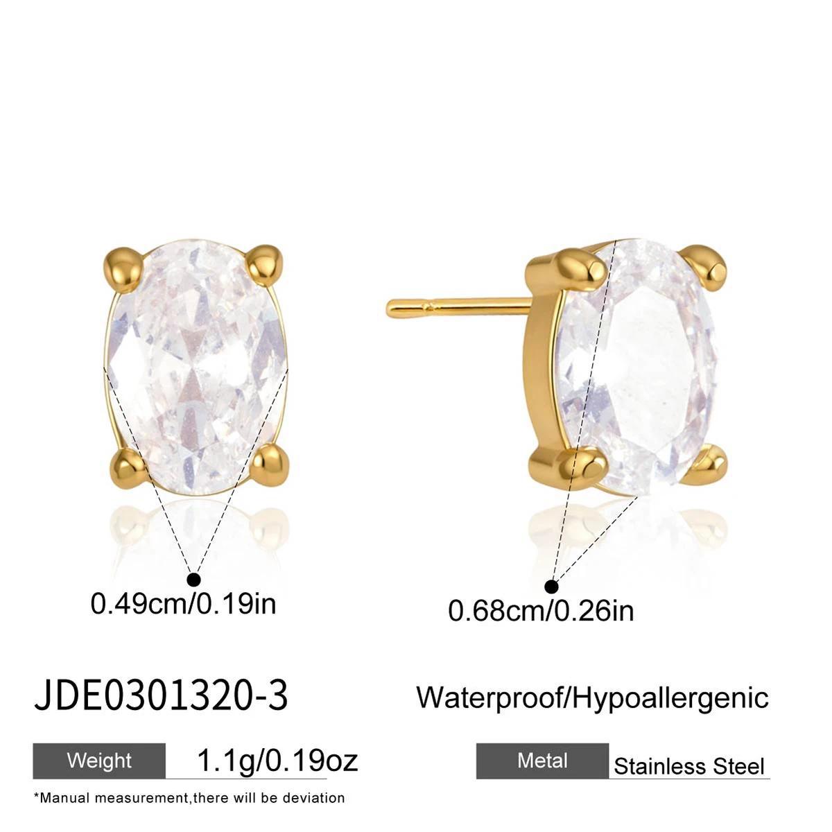 Zircon Necklace and Earring Set Collection