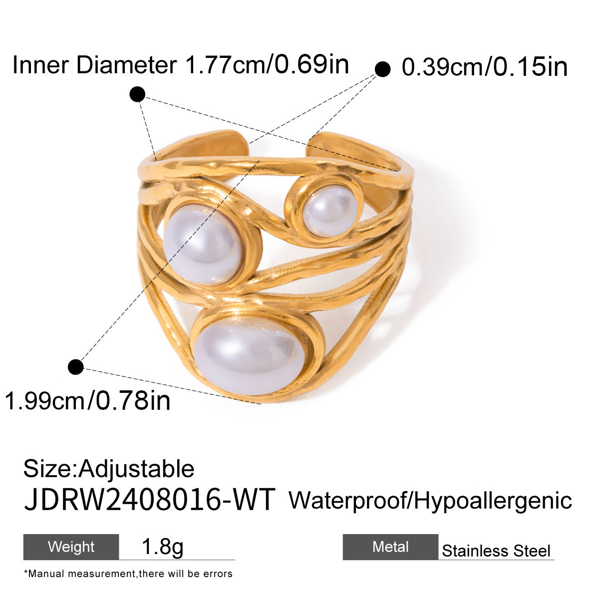Pearl Statement Ring Collection