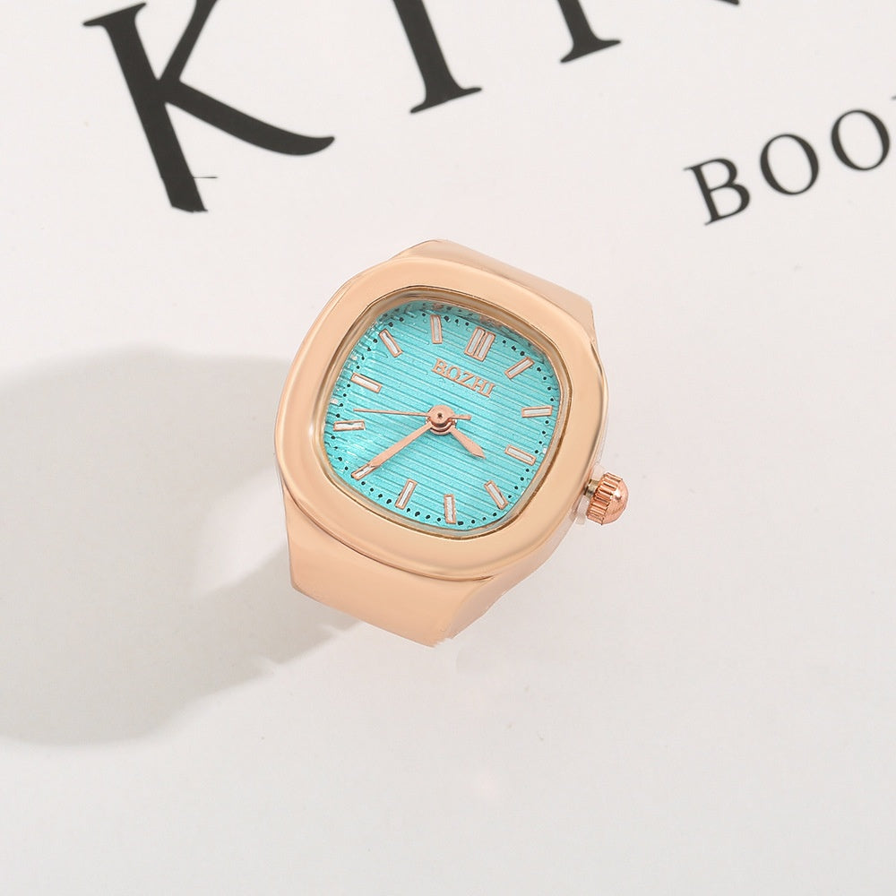 Sale Square Ring Watch Popular Models Can See The Time