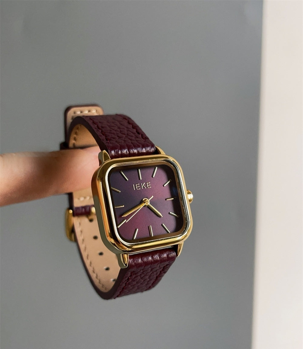 Best-selling Ankla Red New Year Watch For Women Vintage Style