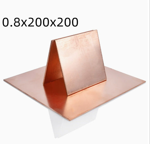 Copper Sheet Pure Copper Conductor T2 Red Copper Plate Copper Foil DIY Material