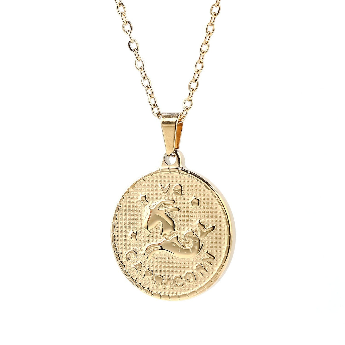 18K Gold Light Luxury Twelve Constellation Pendant Necklace