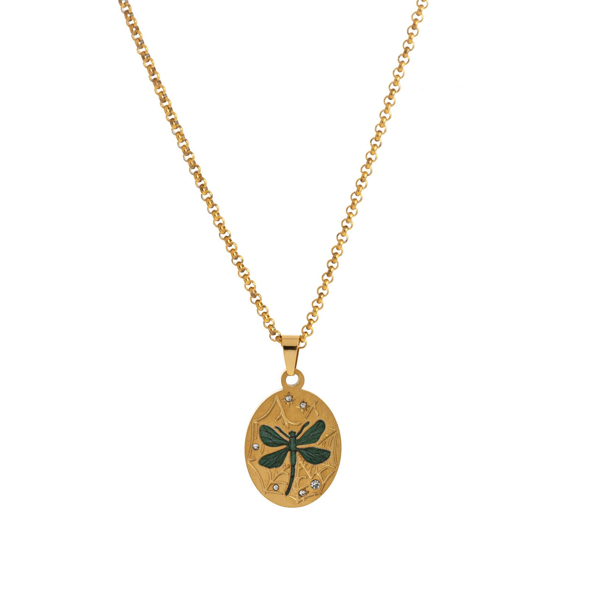Enamel Motif Pendant Necklace Collection