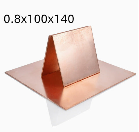 Copper Sheet Pure Copper Conductor T2 Red Copper Plate Copper Foil DIY Material