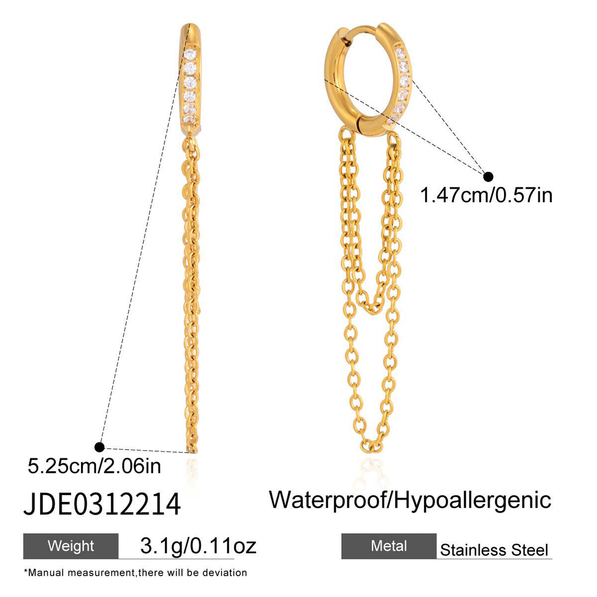 Chain Tassel Earrings Assortment