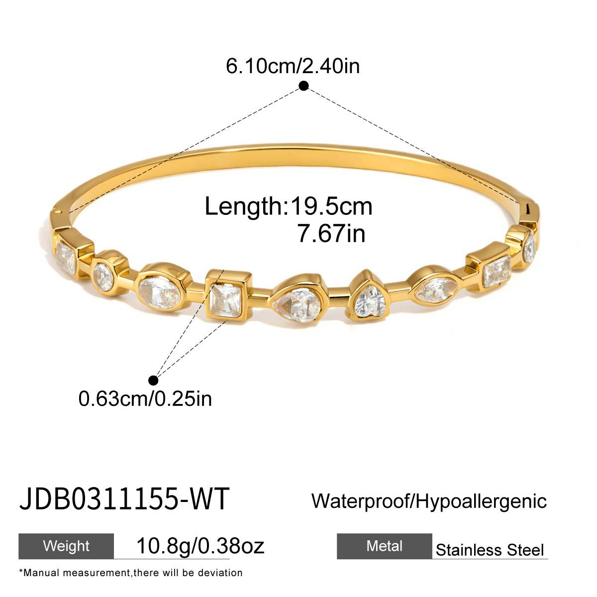Color Zircon Bangle Collection