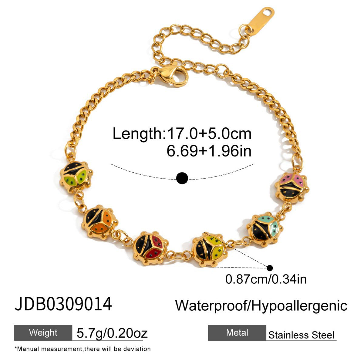 Ladybug Charm Bracelet Collection