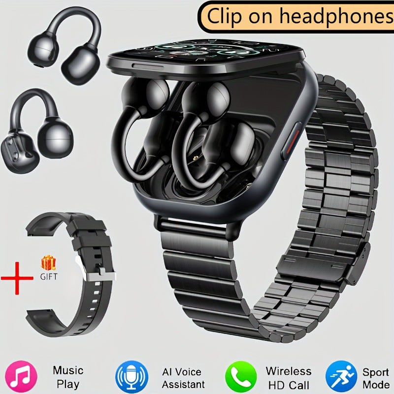 Outdoor Sports Running Bluetooth Headphones Smart Watch