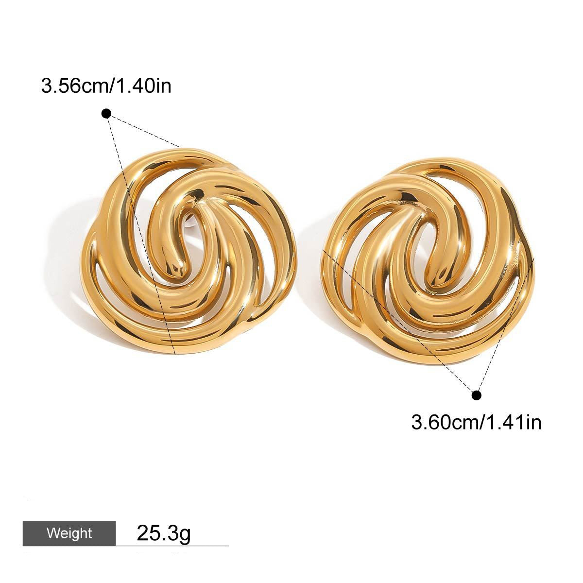 18K gold and silver color matching/star shape/bow shape design exquisite and noble earring ring set
