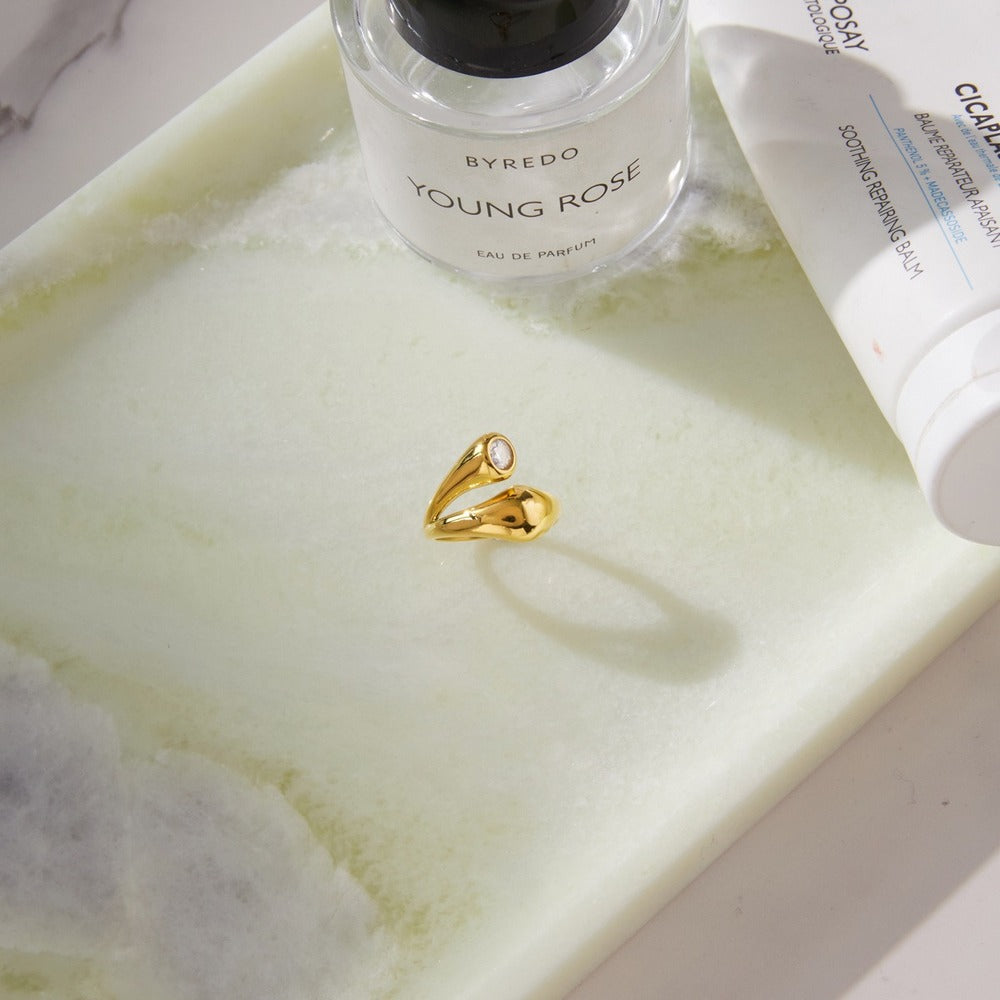 Zircon Solitaire Ring