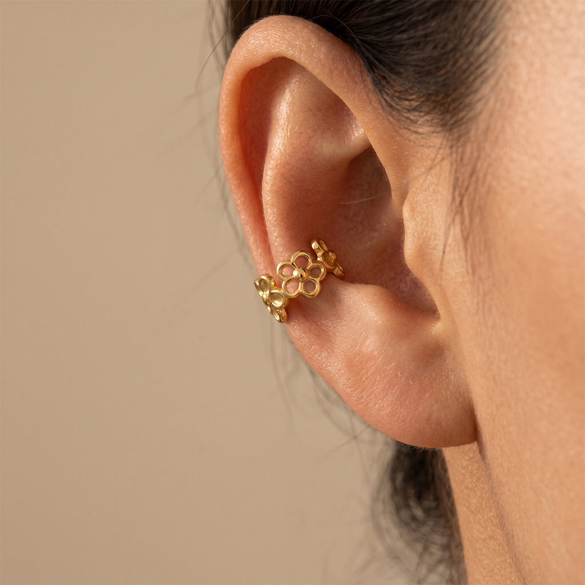 Floral Ear Cuff