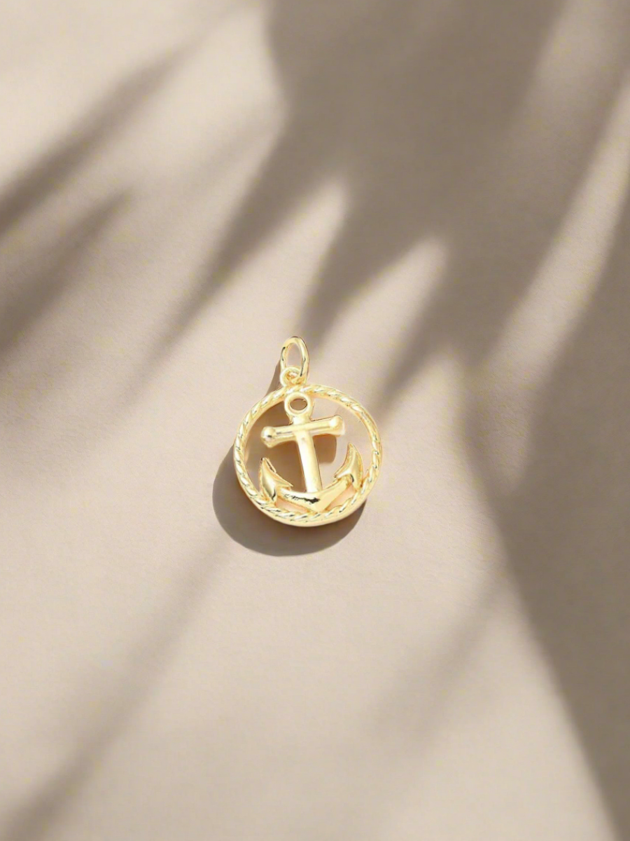 Textured Rope Anchor Charm