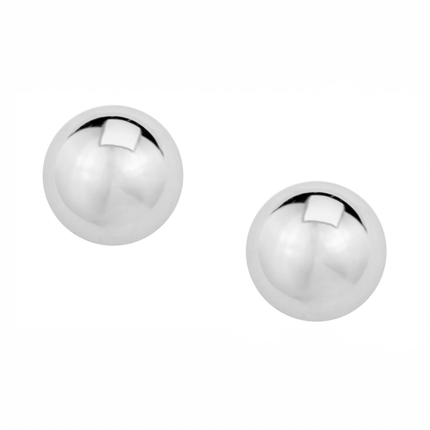 Horizon Half Circle Stud Post Back Earrings