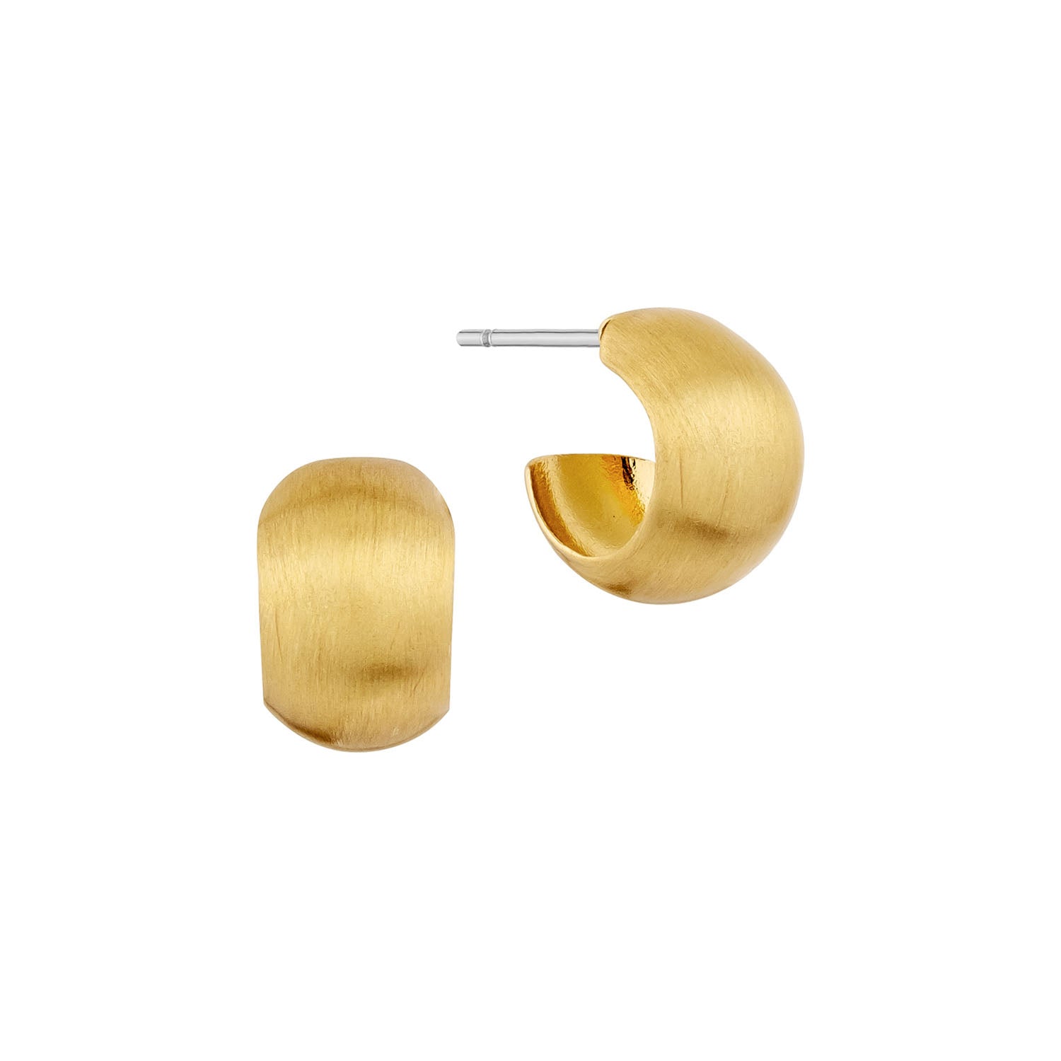 Essence Open Mini Hoop Post Earrings