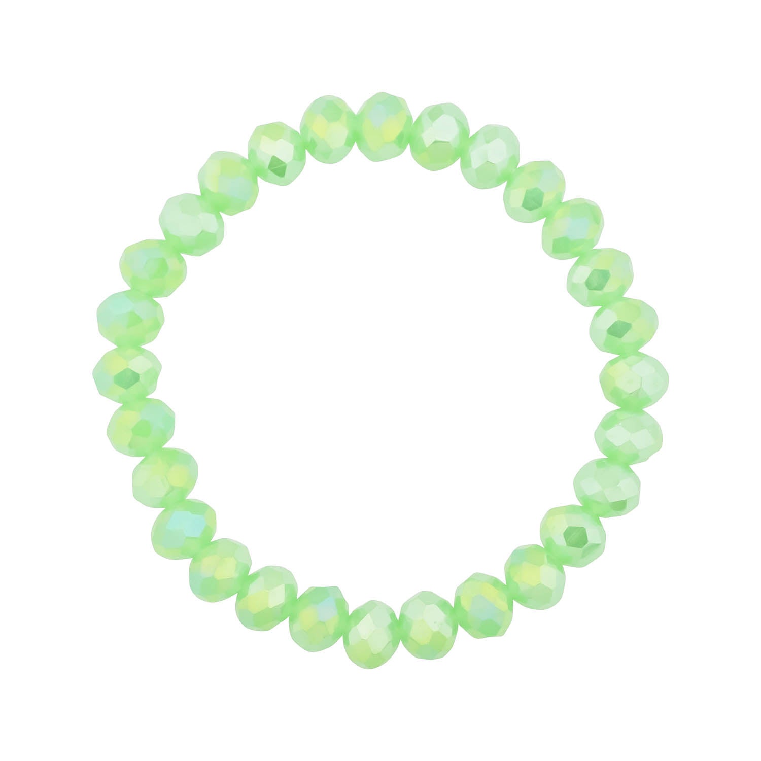 Playful Everyday Glass Bead Stretch Bracelet