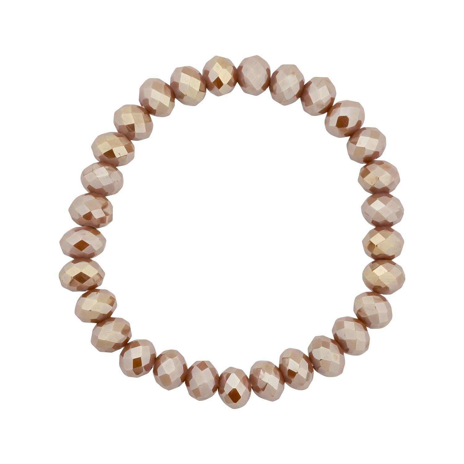 Playful Everyday Glass Bead Stretch Bracelet