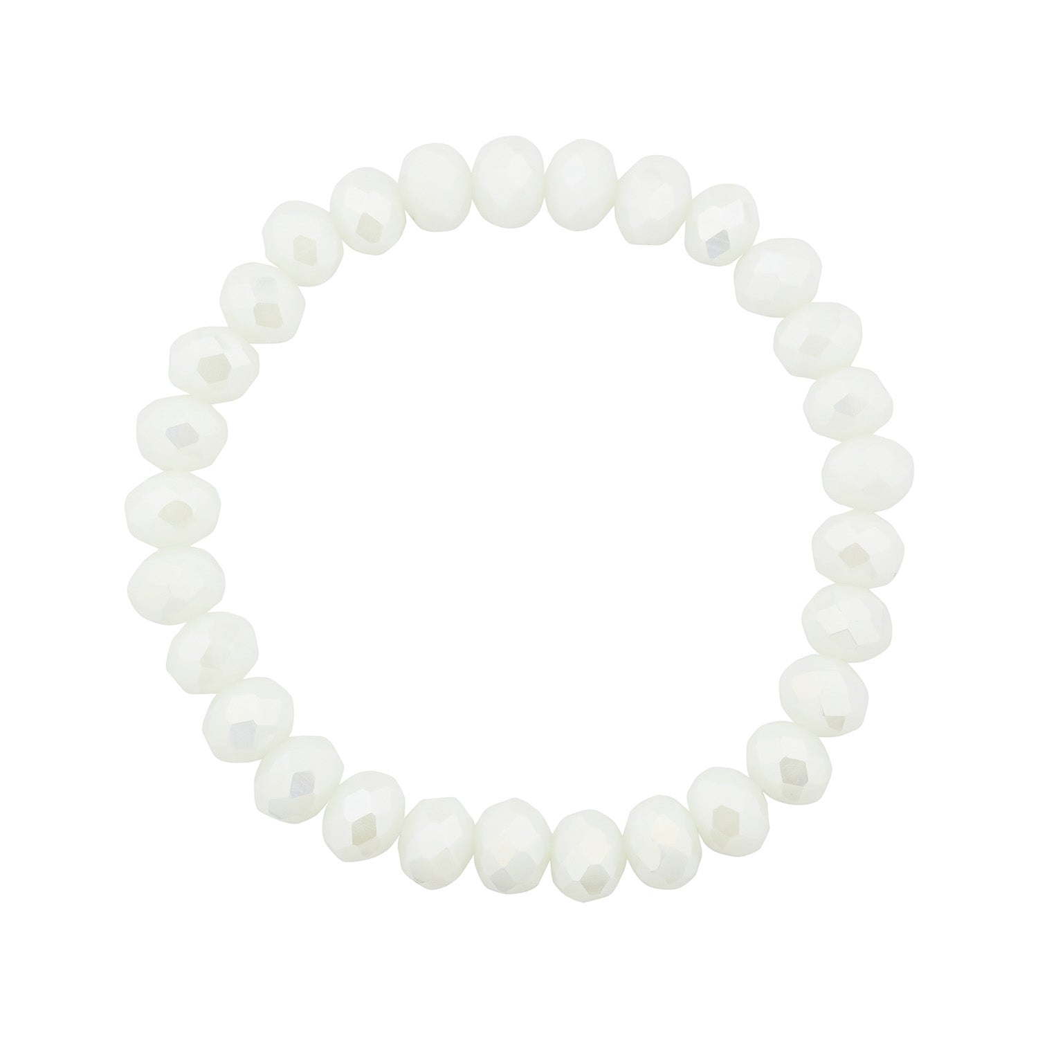 Playful Everyday Glass Bead Stretch Bracelet